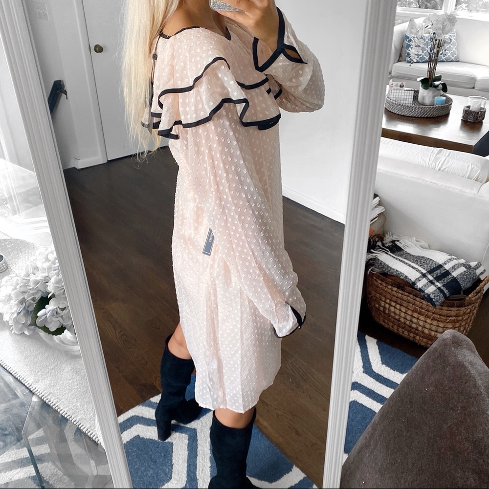 🖤 MAXSPORT ROSE DUST/BLACK RUFFLE DRESS! - Picture 7 of 16